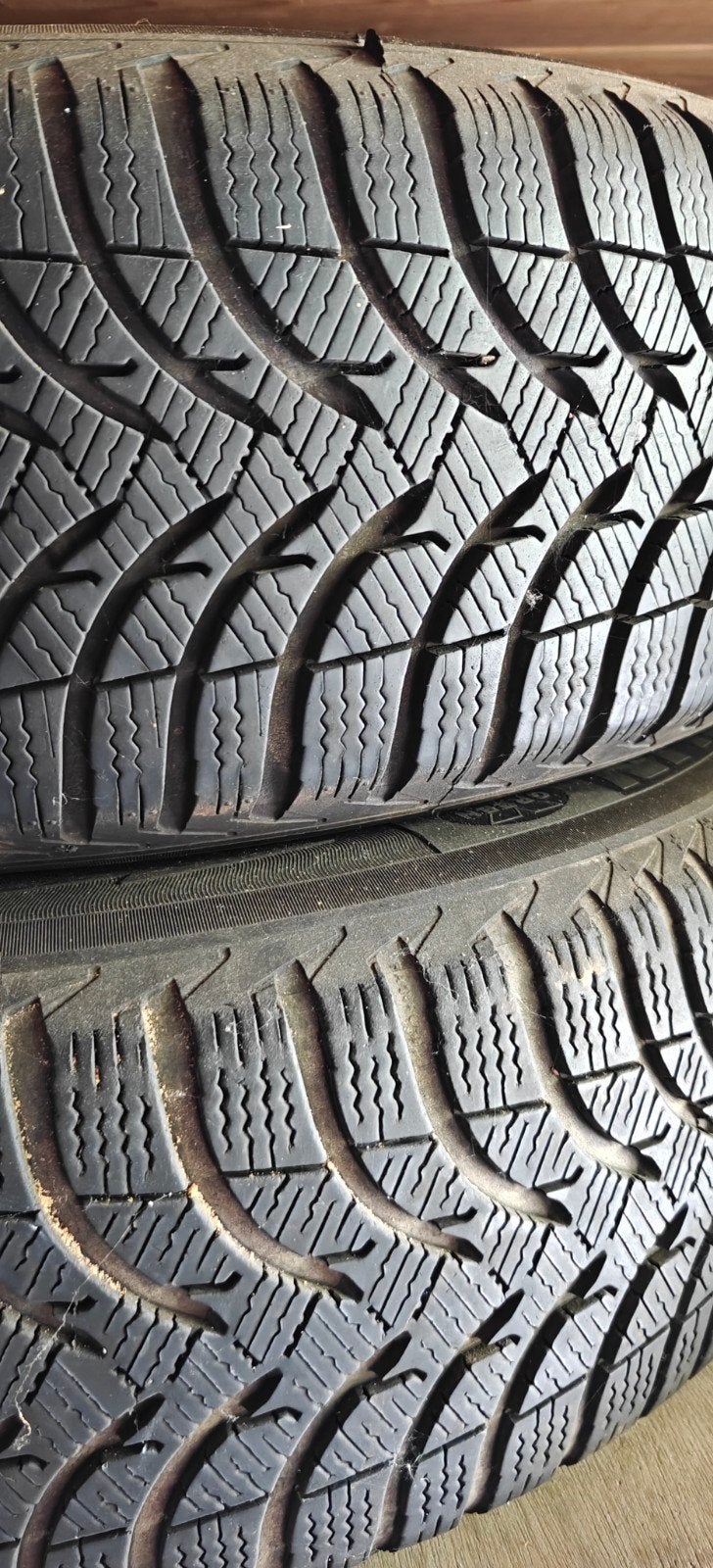 Stalen velgen met winterbanden van Skoda Octavia, VW, Audi,, Auto-onderdelen, Banden en Velgen, Ophalen, Gebruikt, 15 inch, Winterbanden