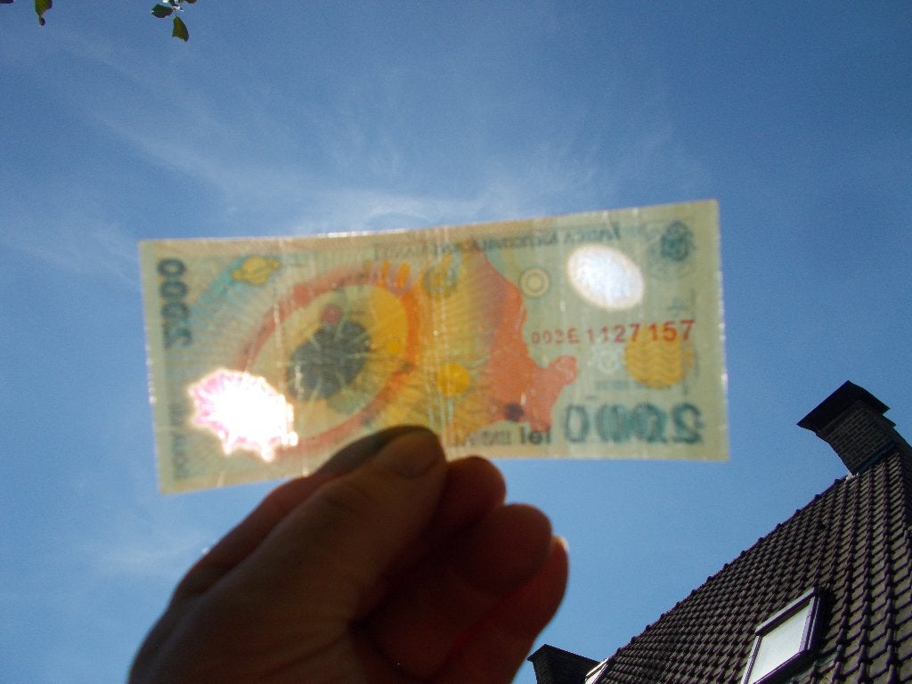 Bankbiljet met eclipse lens in, Timbres & Monnaies, Billets de banque | Asie, Enlèvement ou Envoi, Billets en vrac