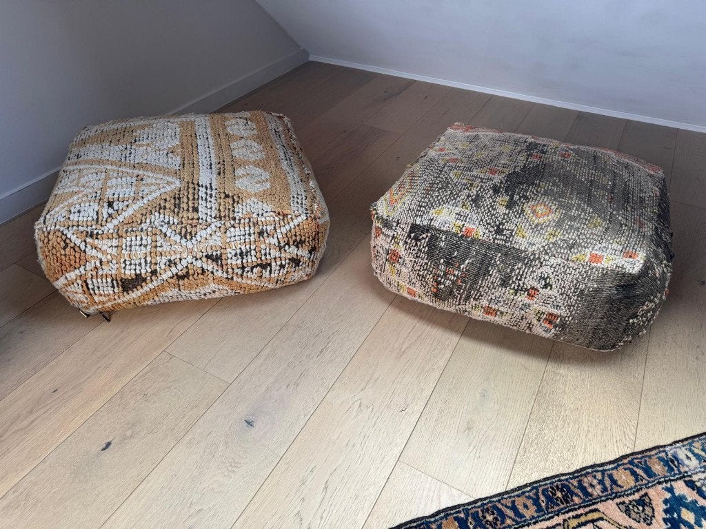 pouf marocains, Enlèvement, Comme neuf, Autres types, Fait main