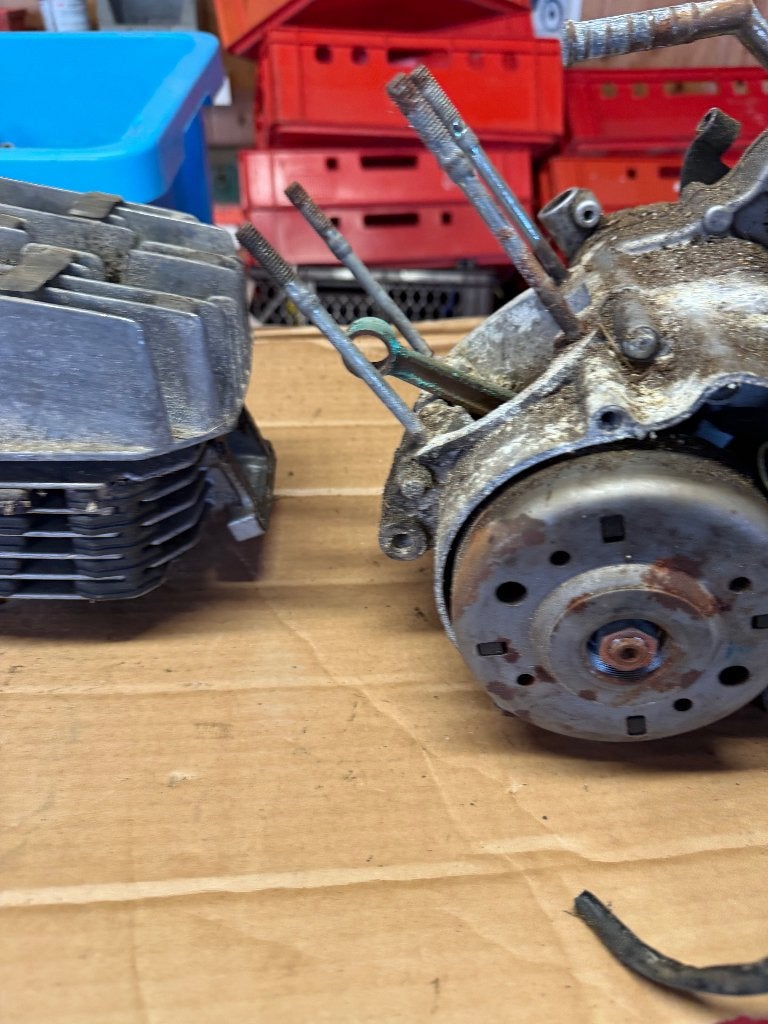 Honda MCX 80cc blok met cilinder / kop / ontsteking mtx mbx, Ophalen of Verzenden, Gebruikt, Blok, Honda