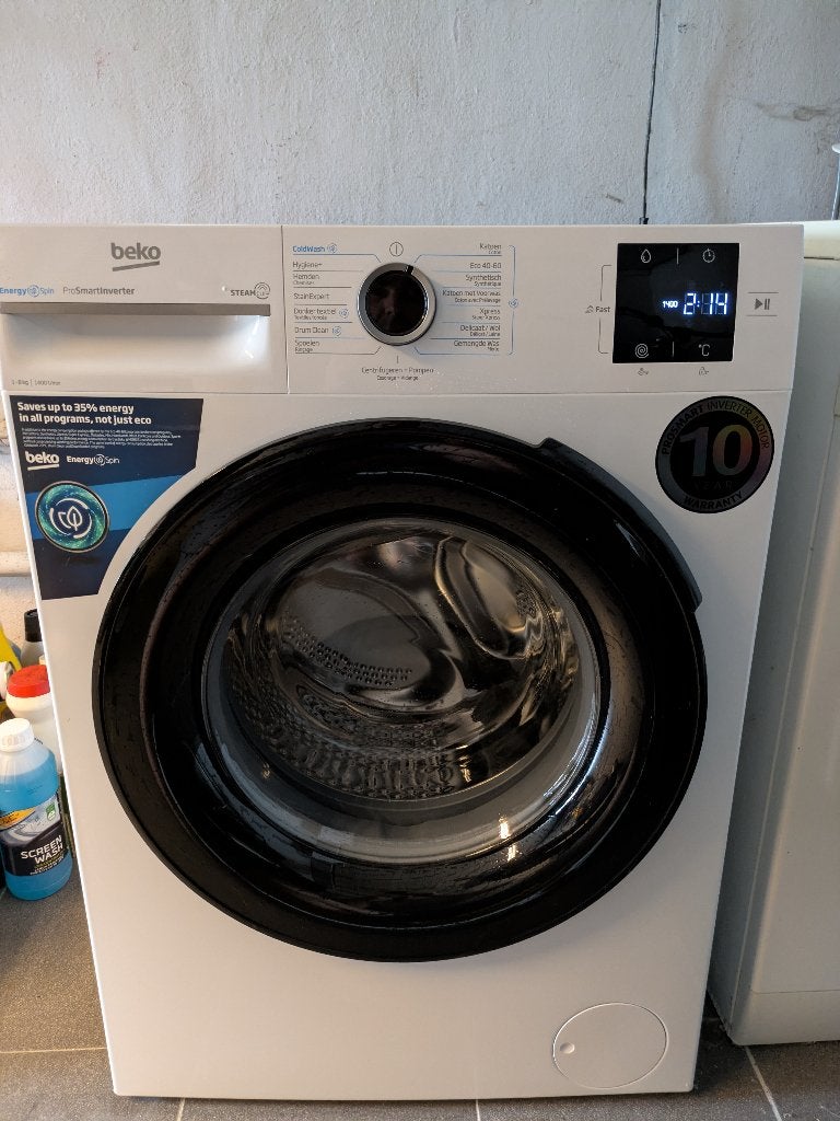 Wasmachine (8kg, Klasse A) – Met Garantie!, Classe énergétique A ou plus économe, Chargeur frontal, Enlèvement, 8 à 10 kg