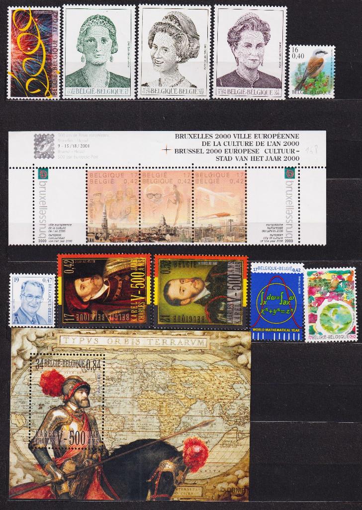 Belgique 2000 **, Timbres & Monnaies, Timbres | Europe | Belgique, Envoi, Non oblitéré, Neuf
