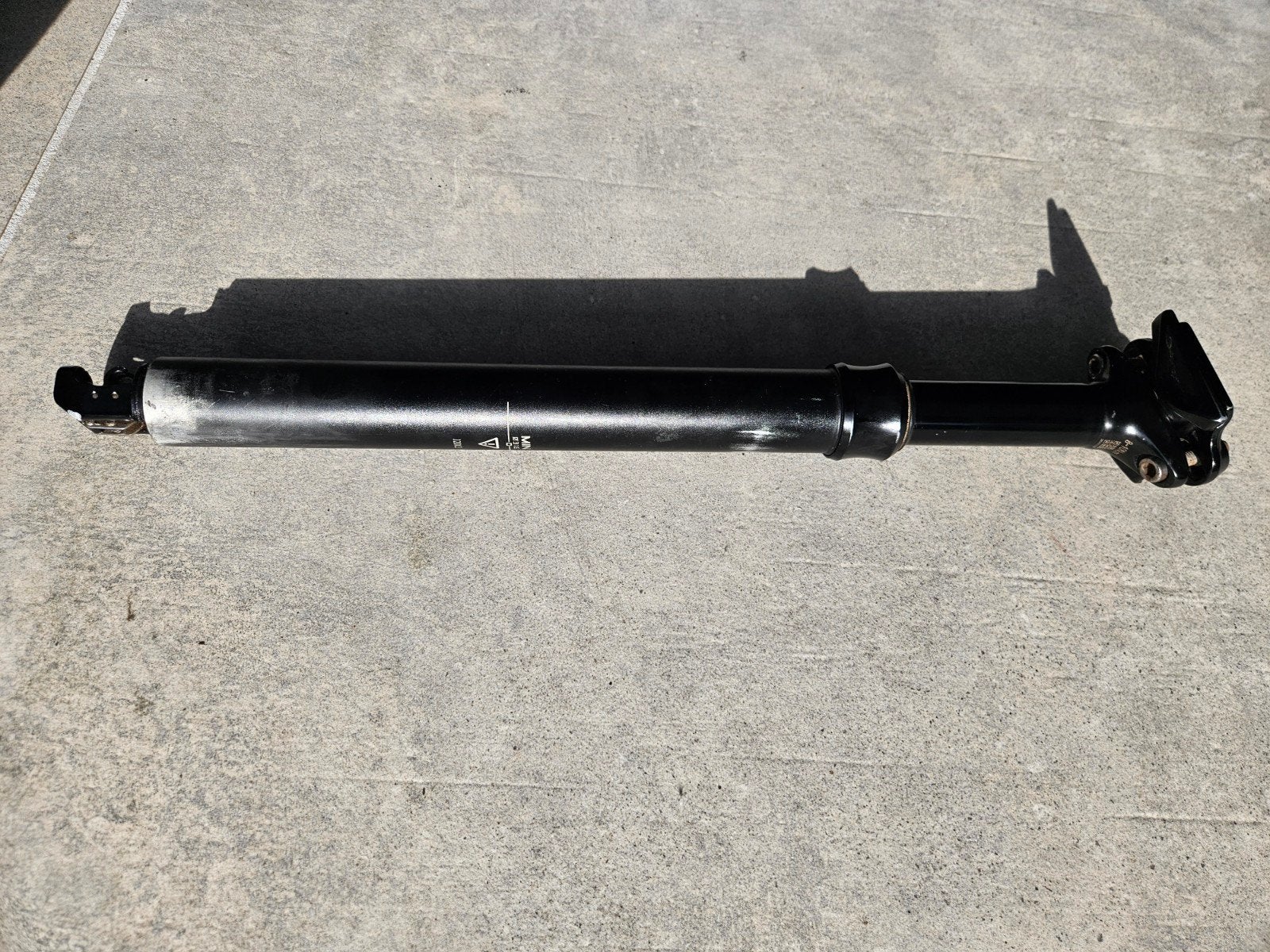 Cube dropper post  Ø31,6mm slag 150mm - defect, Fietsen en Brommers, Ophalen, Gebruikt, Overige typen, Aluminium