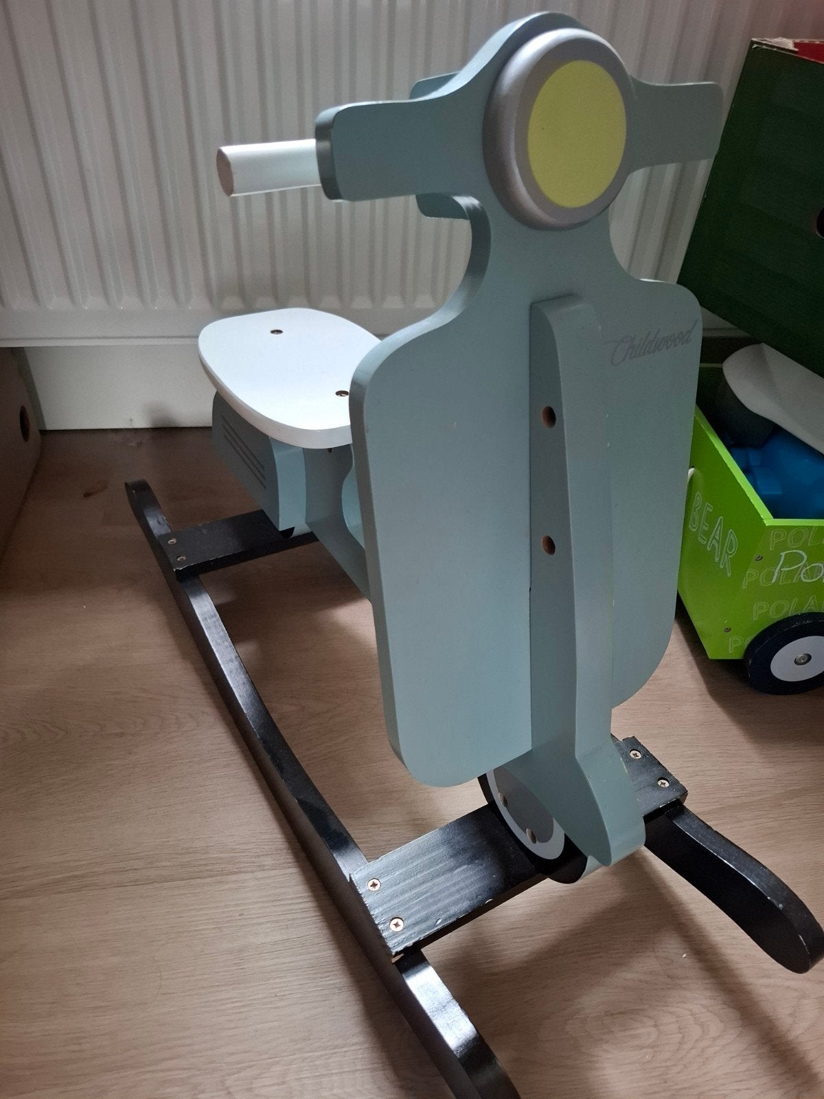 Vespa schommel Childwood, Ophalen