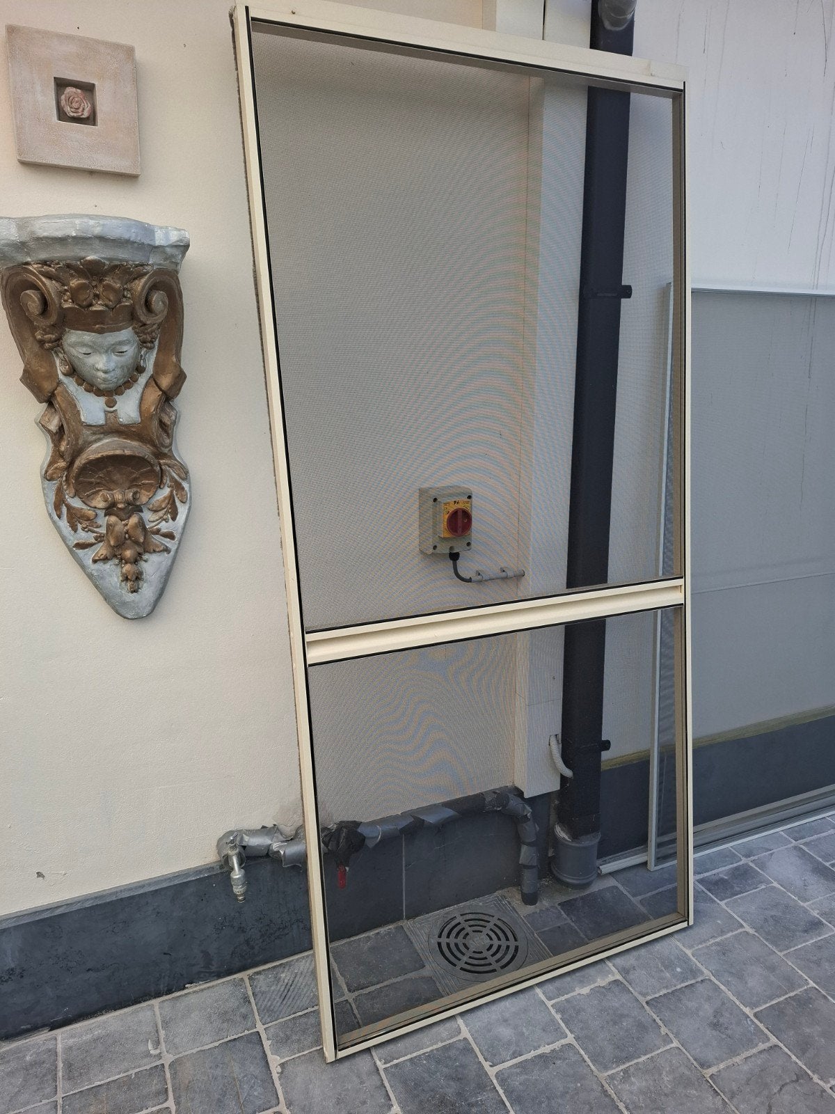 Hordeur,vliegenraam op rail, Bricolage & Construction, Vitres, Châssis & Fenêtres, Enlèvement