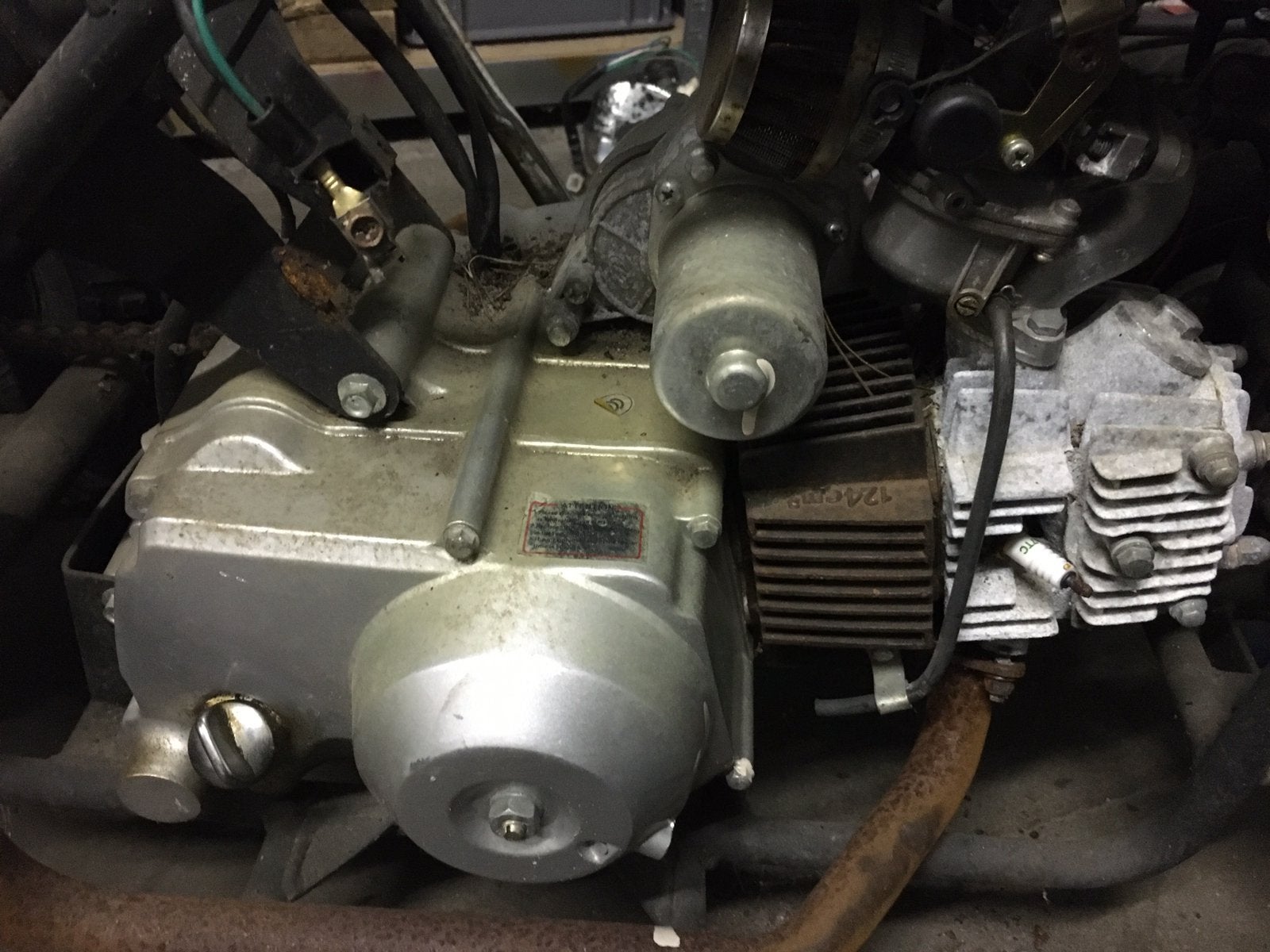 Motorblok Nitro 125cc viertakt, Ophalen, Zo goed als nieuw, Blok