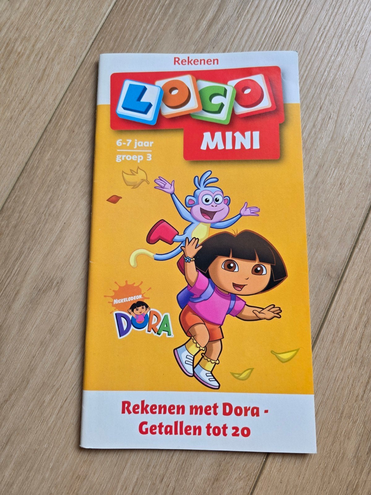 Boekje rekenen met Dora getallen tot 20 van Loco mini, Kinderen en Baby's, Ophalen of Verzenden, Rekenen