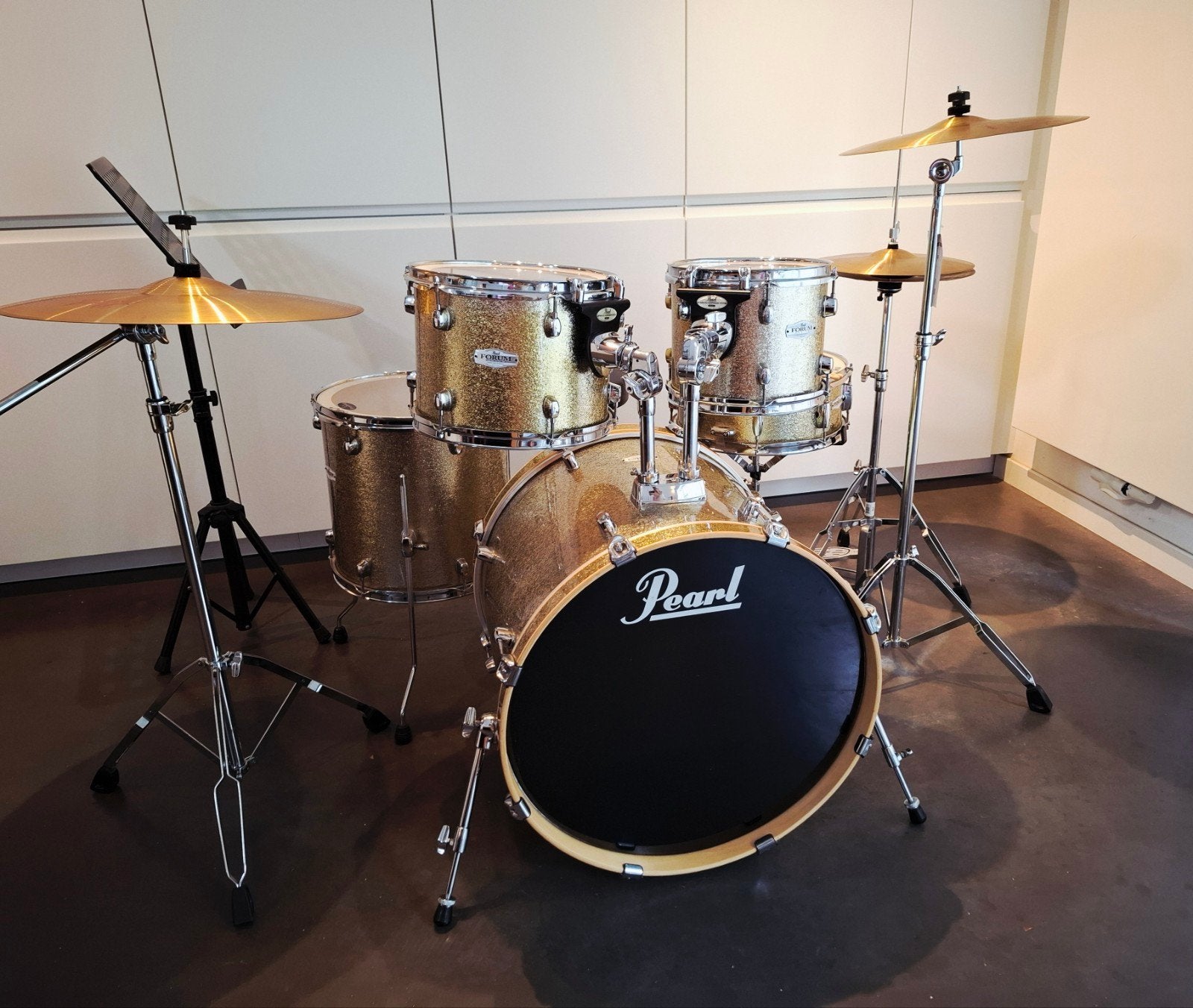 Prachtig Pearl Drumstel in nieuwstaat!, Musique & Instruments, Enlèvement, Comme neuf, Pearl