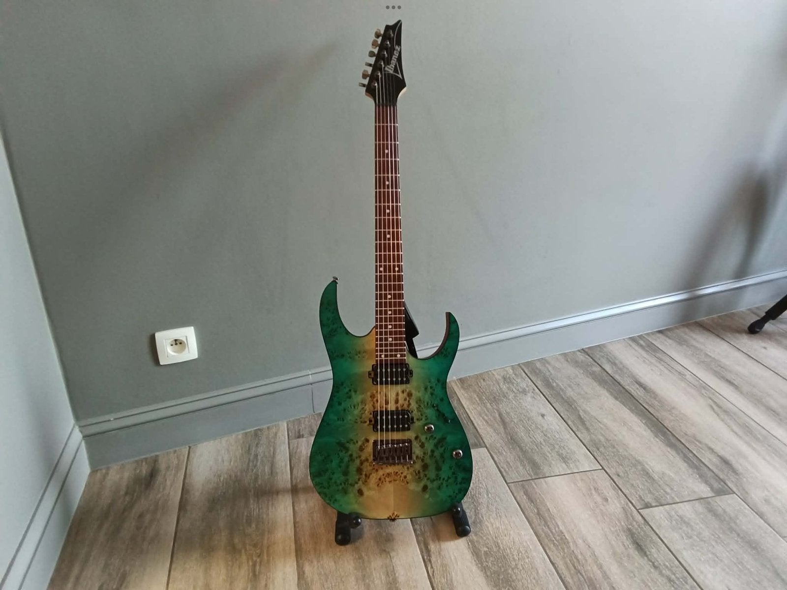 Ibanez rg 421 pb carribean shoreline flat, Ophalen, Zo goed als nieuw
