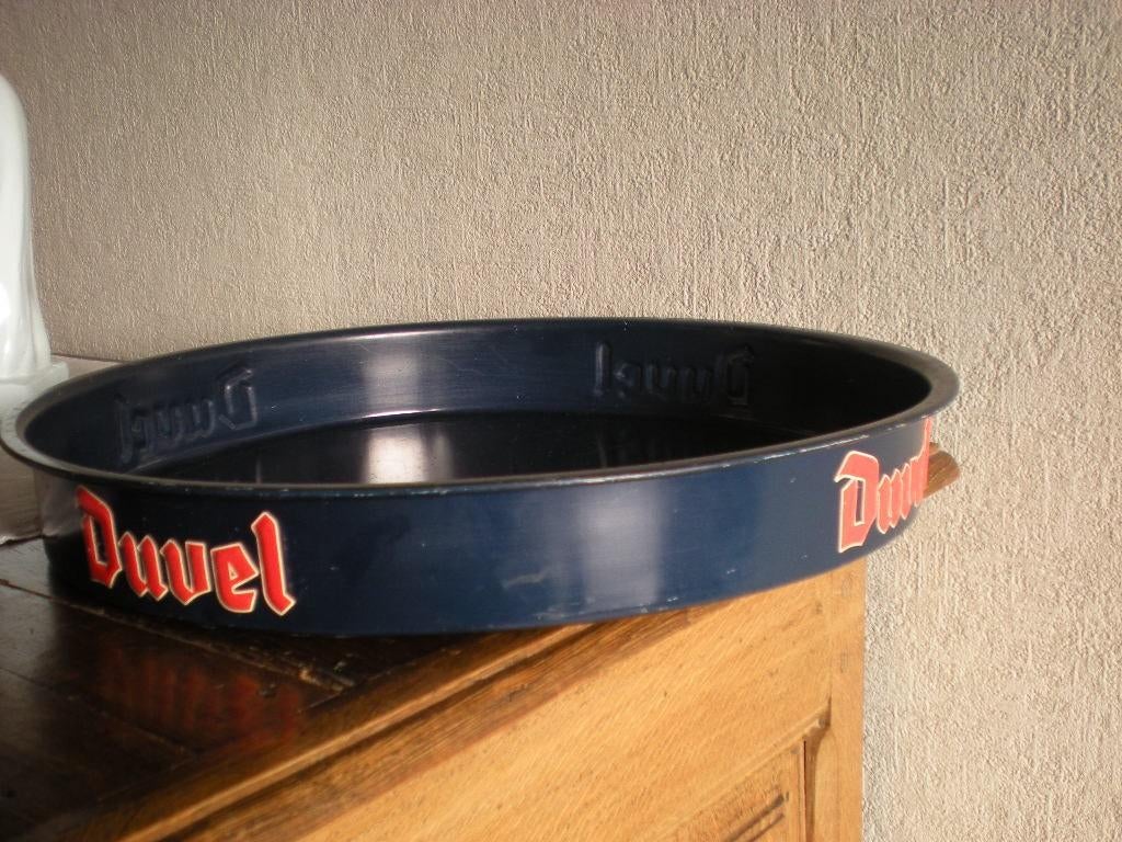 DUVEL Metalen dienblad, Verzamelen, Ophalen of Verzenden, Gebruikt, Reclamebord, Plaat of Schild, Duvel