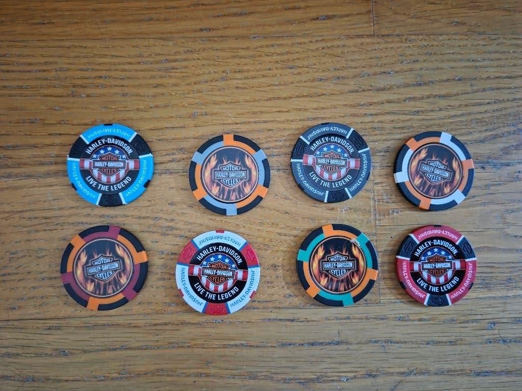 Harley Davidson Poker Chips, Ophalen of Verzenden, Nieuw