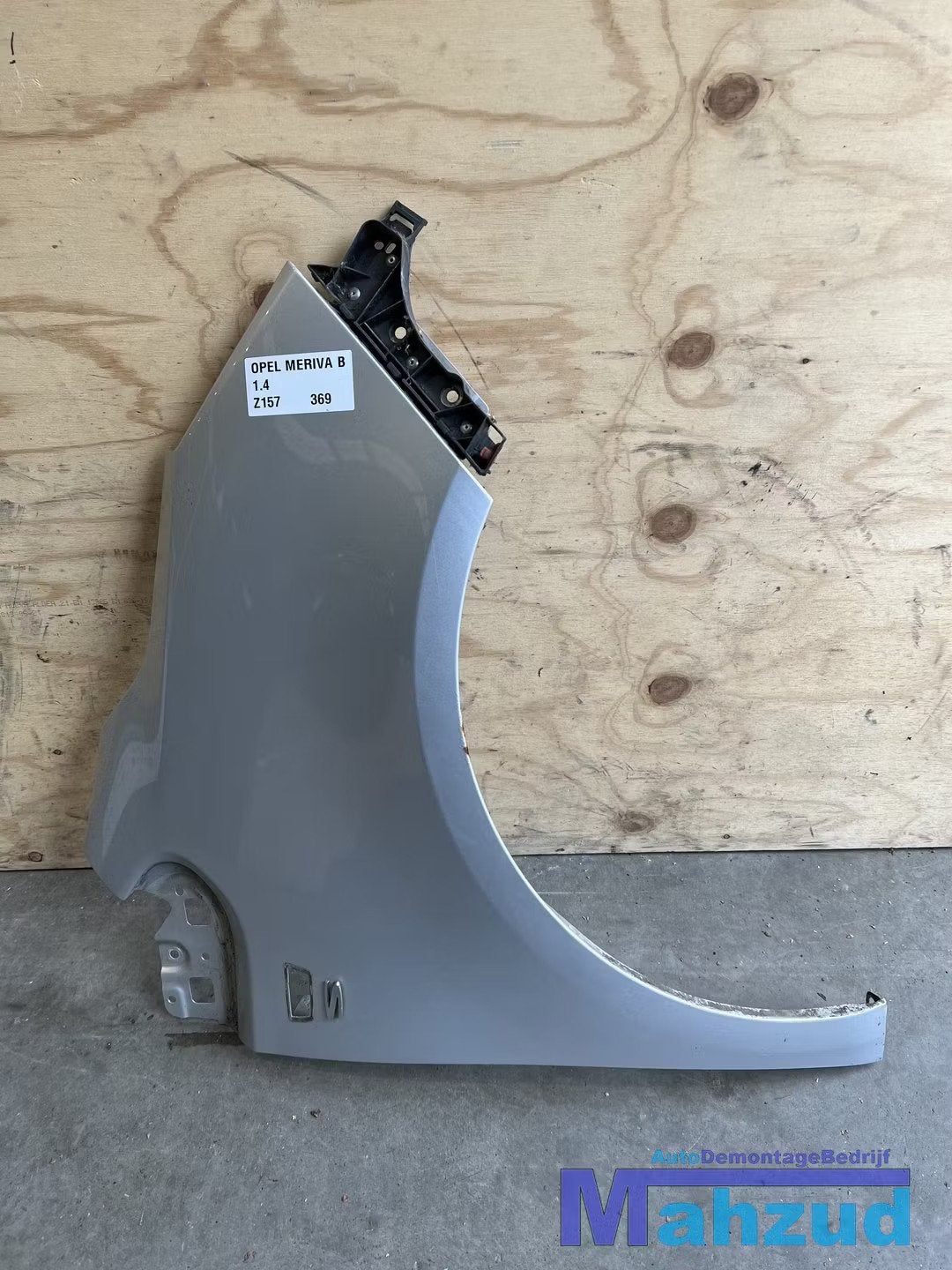 OPEL MERIVA B zilver Z157 rechts voorscherm zijscherm 2011-2, Gebruikt, Opel Automobile GmbH, Kontakt@opel-infoservice.de, Voor