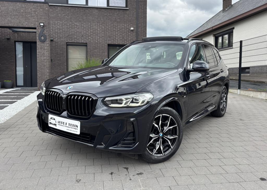 BMW X3 xDrive20 M-pakket - 360 Camera | Pano | Garantie, Auto's, BMW, Automaat, 4 deurs, 4 cilinders, Blauw