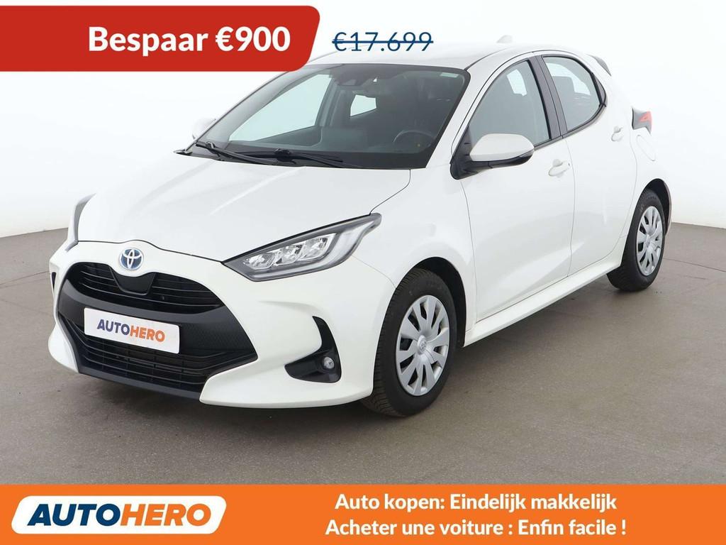 Toyota Yaris 1.5 Hybrid Comfort (bj 2023, automaat), Auto's, Toyota, Stof, Gebruikt, Euro 6, 116 pk