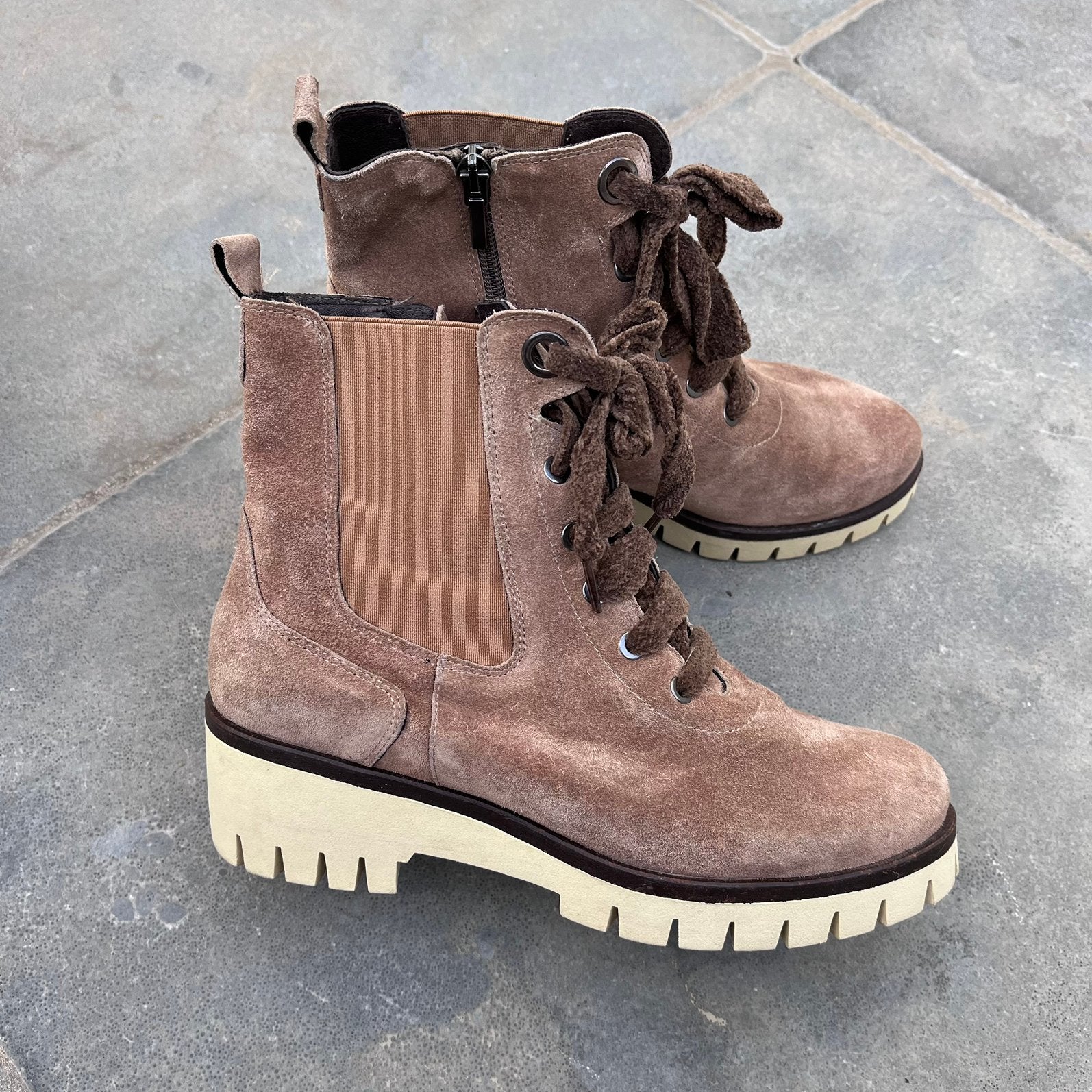 Lederen bottines catwalk 37, Kleding | Dames, Ophalen of Verzenden, Zo goed als nieuw