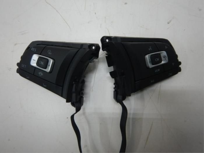 VW Golf 7 GTI/GTD R-Line Stuurknopjes MF+CNL+View, Ophalen of Verzenden, Gebruikt