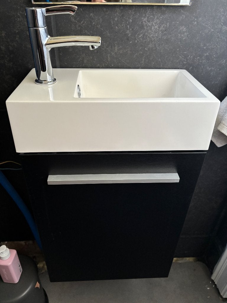 Handenwasser toilet + kastje, Ophalen, Zo goed als nieuw, Toilet