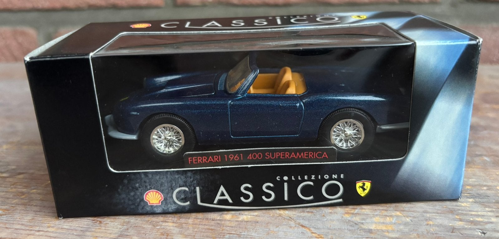 Ferrari 1961 400 Superamerica - Shell Collection - 1:43, Ophalen of Verzenden, Zo goed als nieuw, Auto, Overige merken