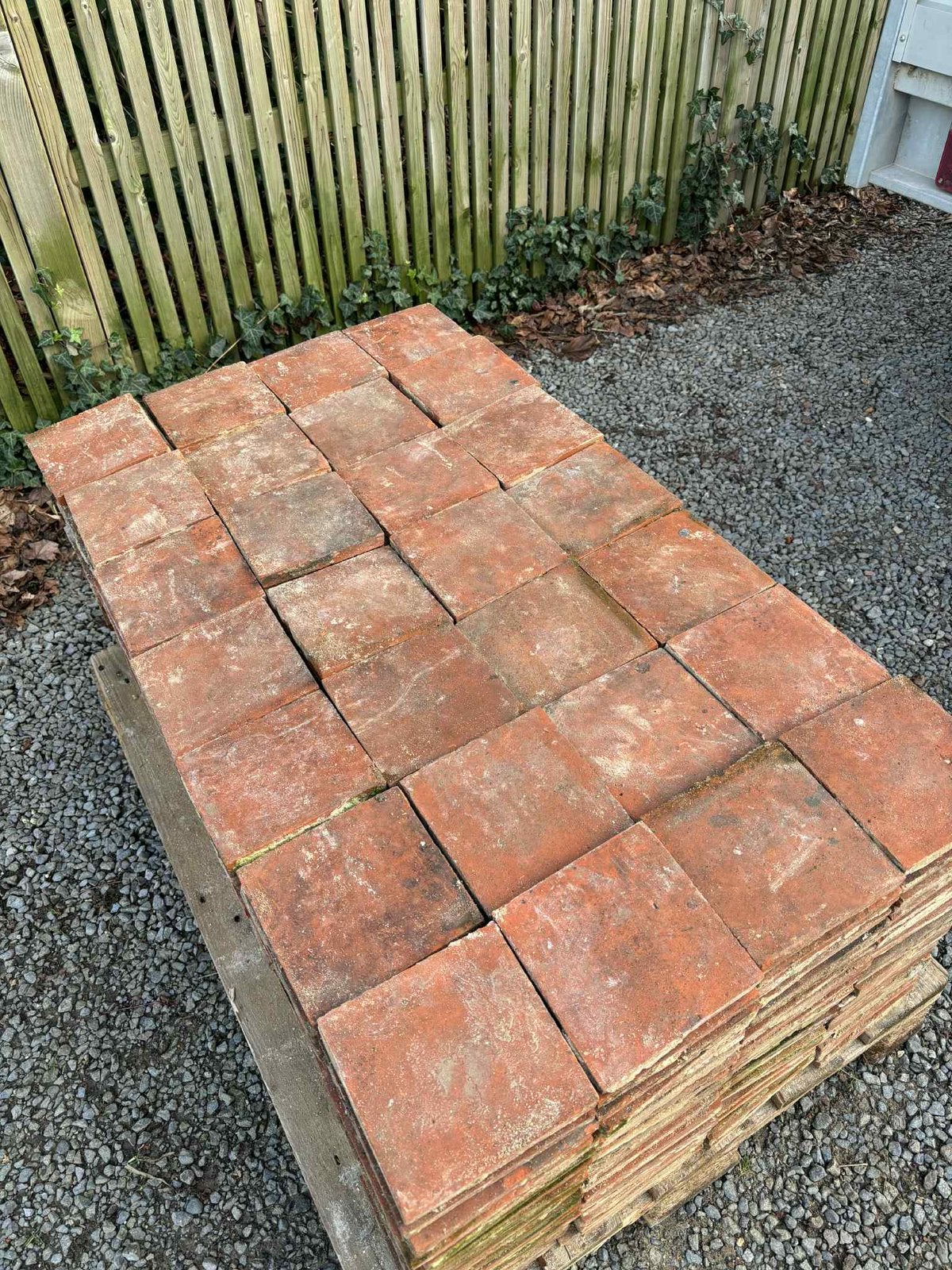 Lot Antieke terracotta tegels. Voor info BELLEN 0474220705, Antiek en Kunst, Ophalen