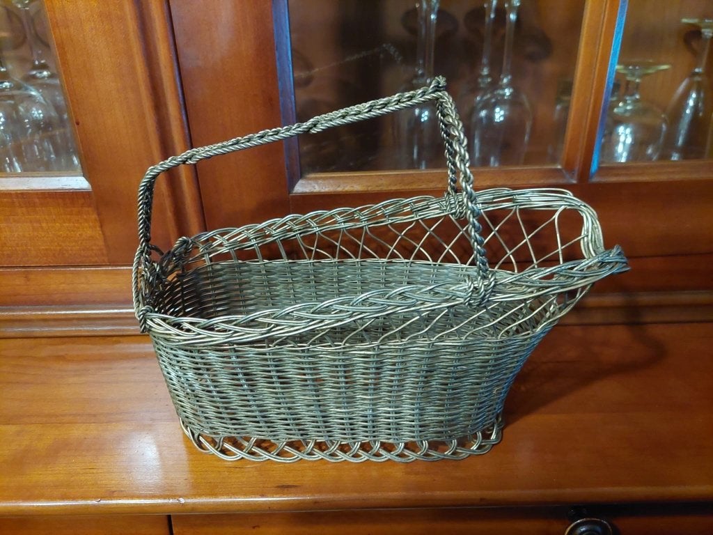 Porte-vin décoratif en métal, Enlèvement, Utilisé, Moins de 5 bouteilles