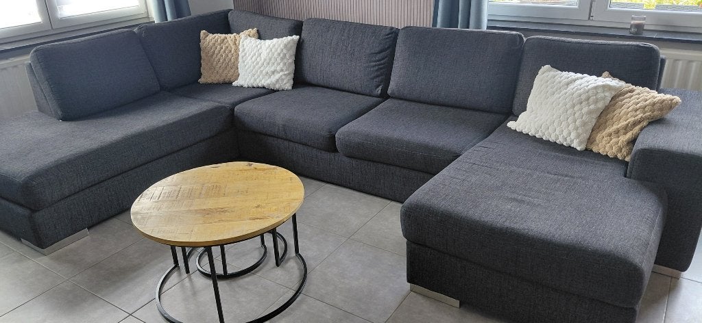 Divan canapé en U, Maison & Meubles, Enlèvement, Comme neuf, Tissus, Moderne