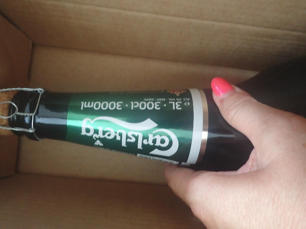 Carlsberg fles 3 liter in doos, Verzamelen, Ophalen, Nieuw, Flesje(s), Overige merken