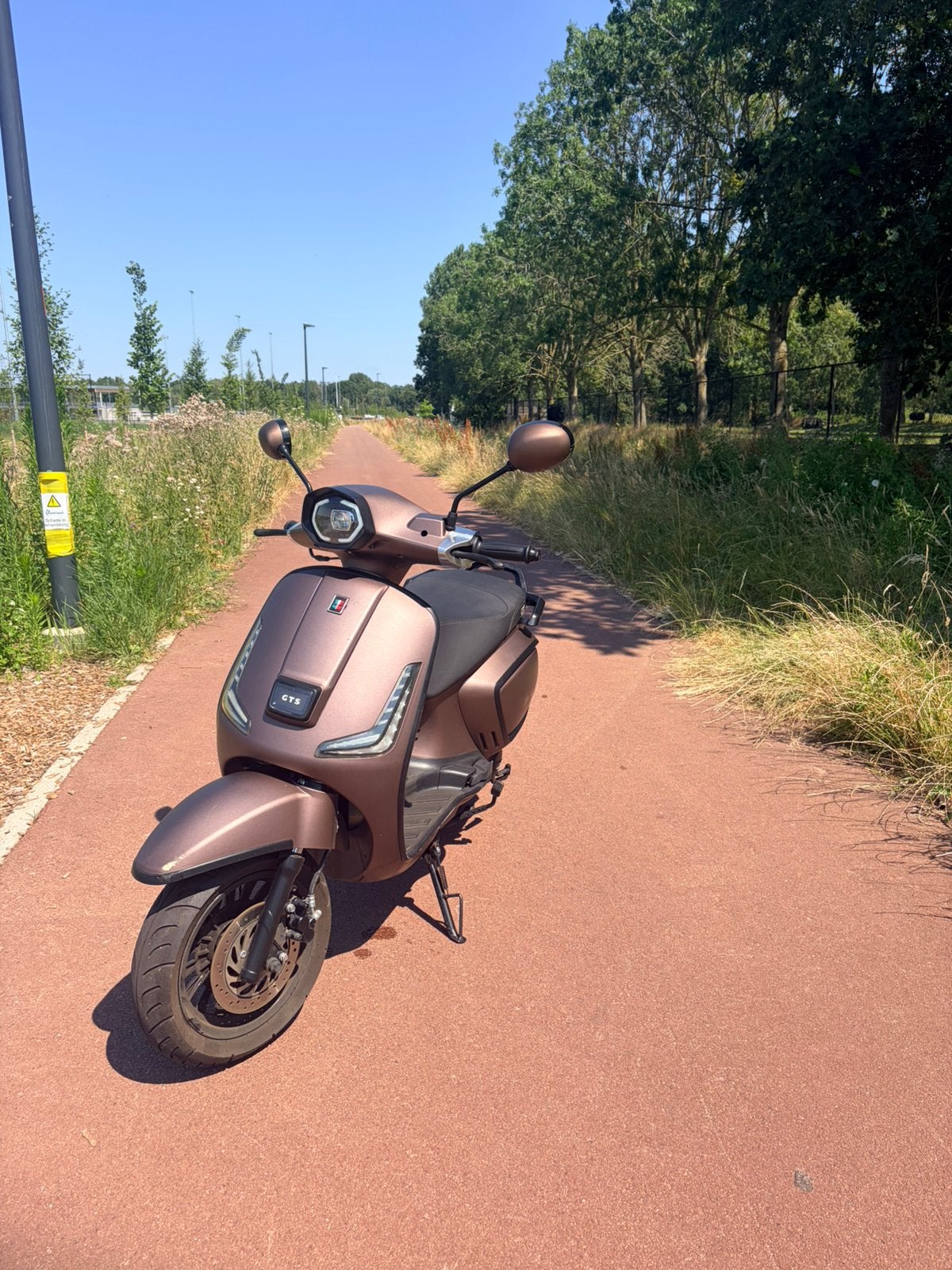 Gts palermo (2024), Fietsen en Brommers, Scooters | Overige merken, Ophalen, Klasse A (25 km/u), Zo goed als nieuw, Benzine