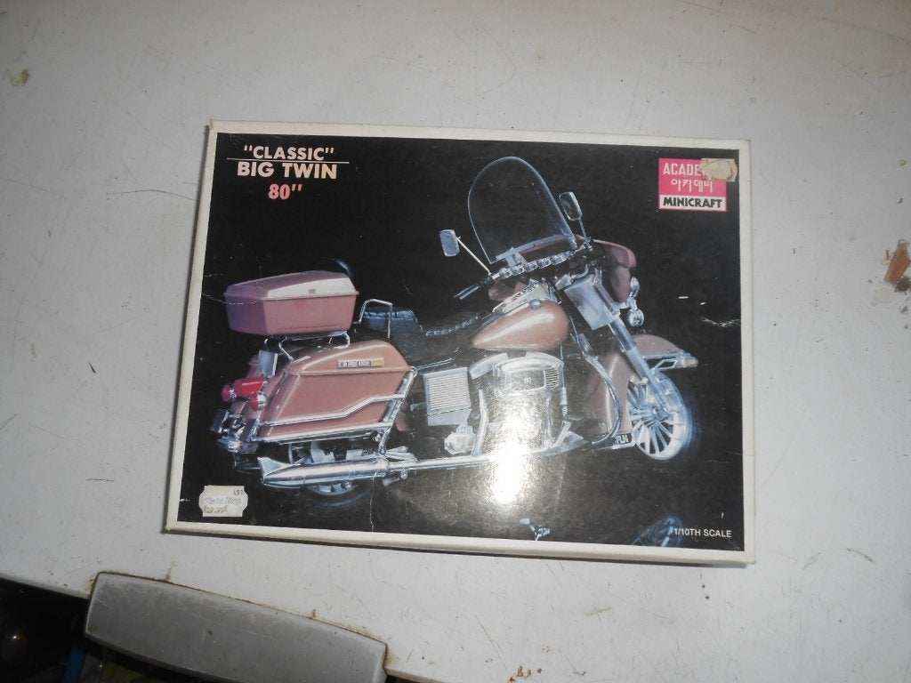 modelbouw harley big twin 80, Hobby en Vrije tijd, Modelbouw | Auto's en Voertuigen, Ophalen of Verzenden, Nieuw, 1:50 of kleiner