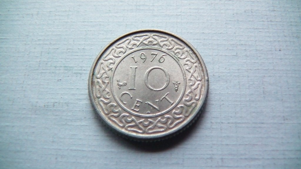 suriname 10 cents 1976, Enlèvement