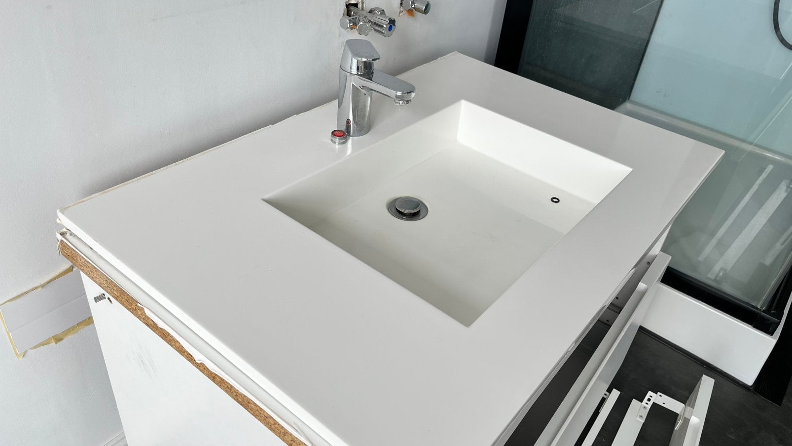 Lavabo / vasque à poser, Ophalen, Gebruikt, 50 tot 100 cm, Wasbak of Wastafel