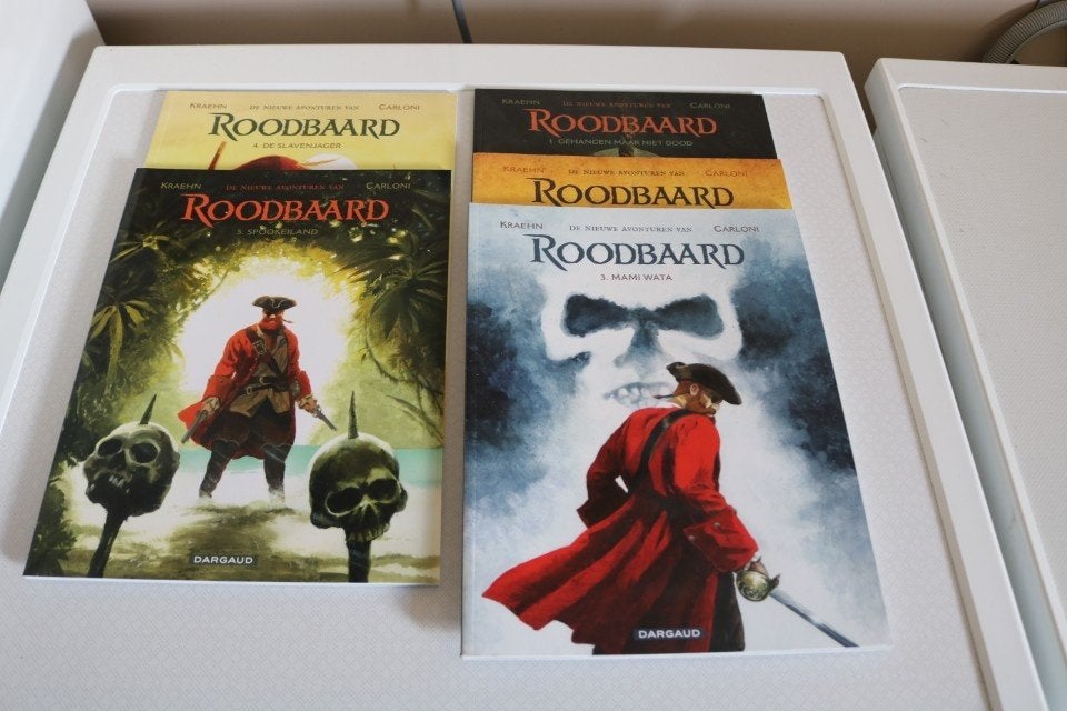 De nieuwe avonturen van Roodbaard 1 t/m 5 ( complete serie ), Complete serie of reeks, Ophalen of Verzenden, Nieuw