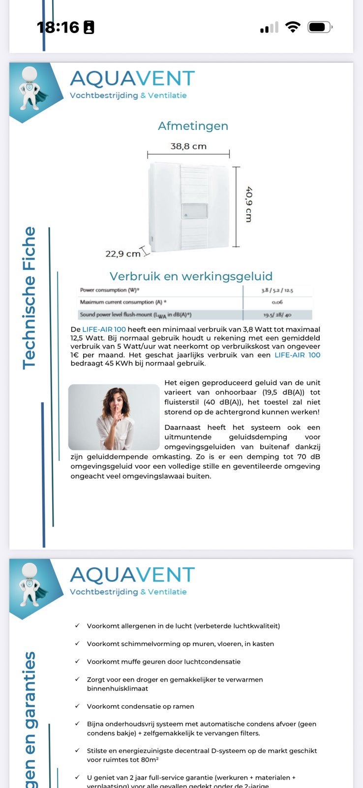 Ventilatie systeem te koop wegens verbouwing, Enlèvement, Comme neuf