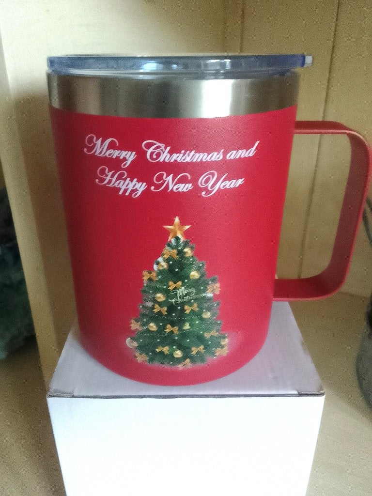 neuf Ethiopian Airlines Noël mug Isotherme Acier Inox, Enlèvement ou Envoi, Neuf