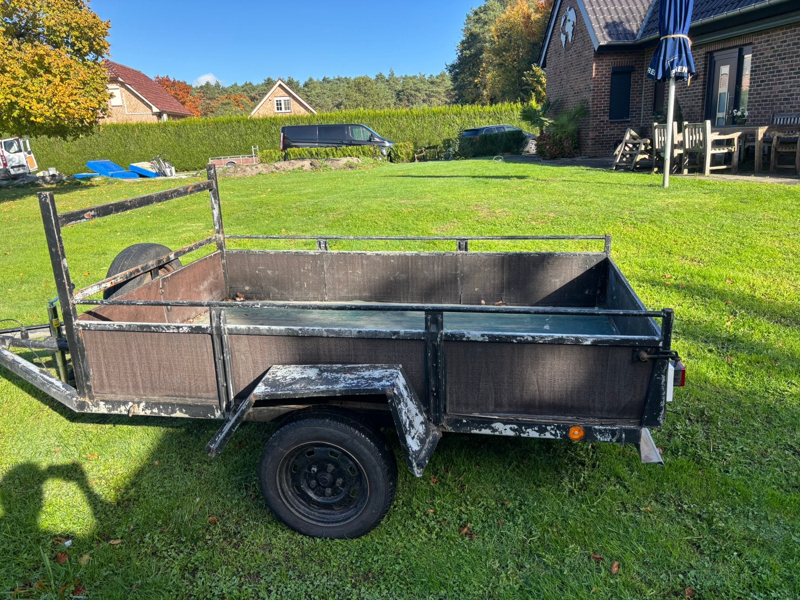 Aanhanger aanhangwagen remork, Ophalen, Zo goed als nieuw