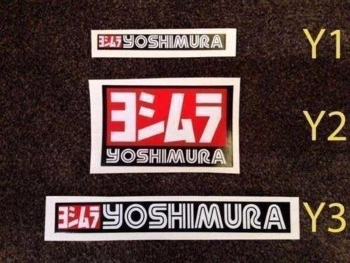 Yoshimura hittebestendige sticker uitlaatsticker stickers, Motoren, Verzenden
