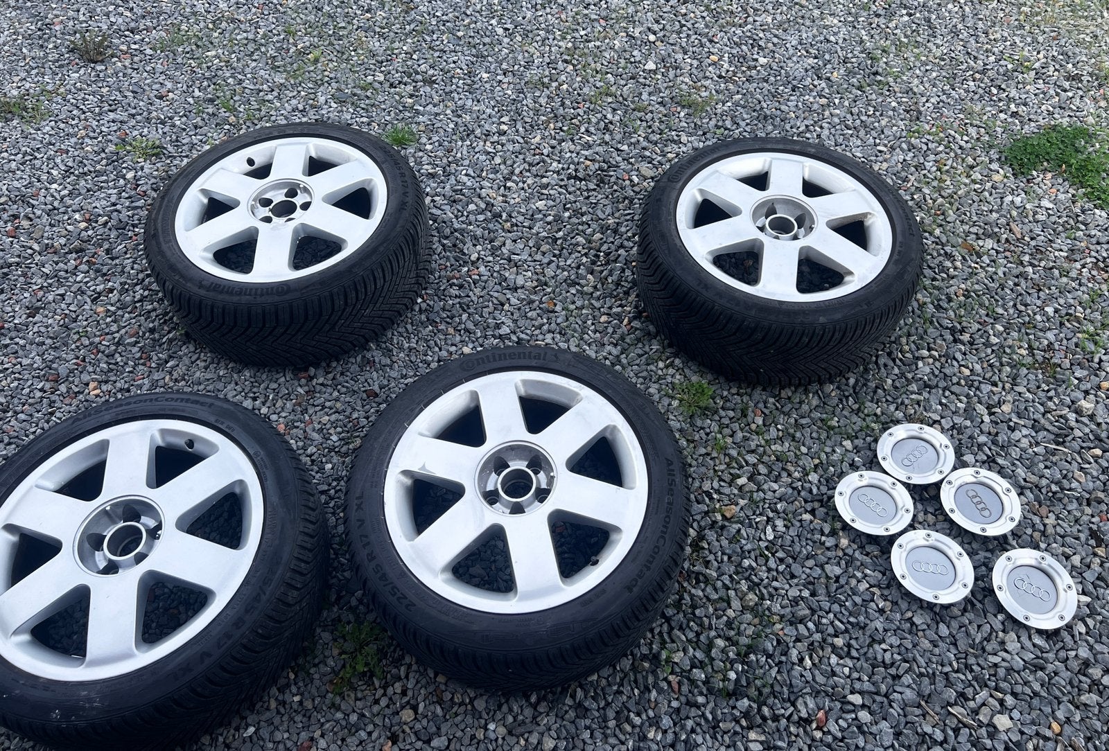 Jantes audi TT mk1 8n 17 pouces s-line, Enlèvement, Utilisé