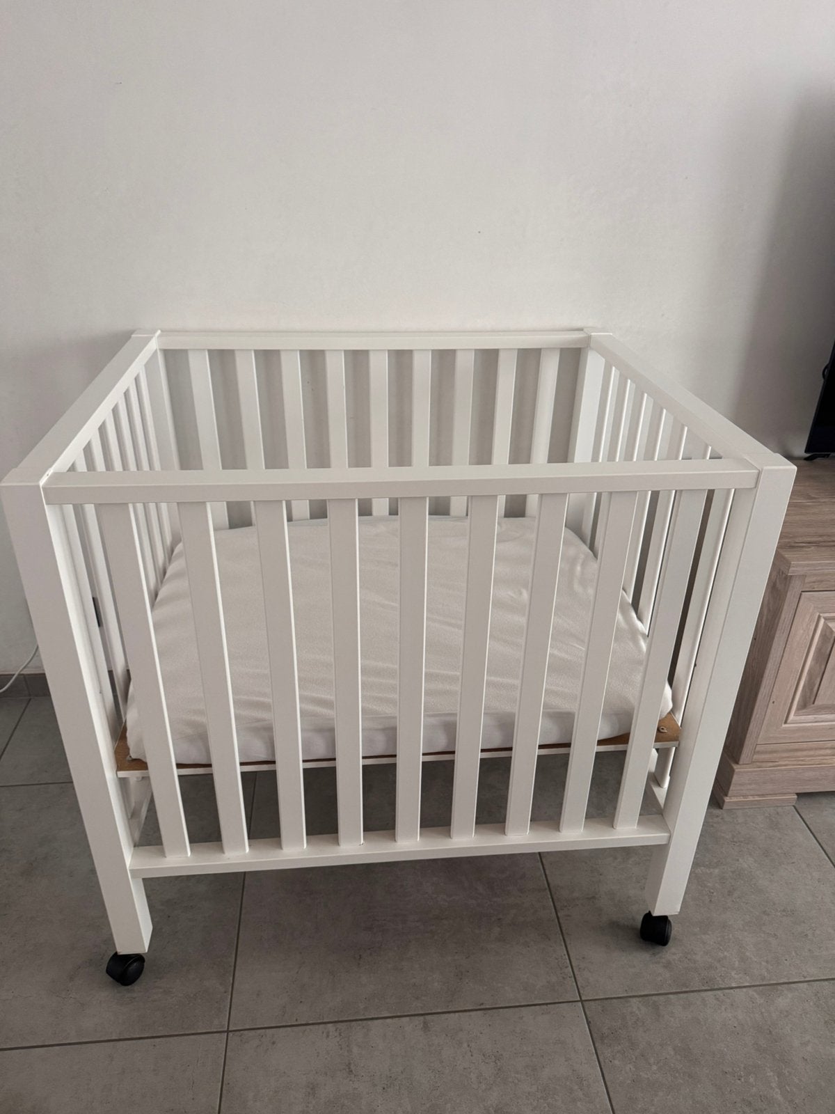 Park Pericles Amy wit, Kinderen en Baby's, Ophalen, Gebruikt, Rechthoekig, In hoogte verstelbaar