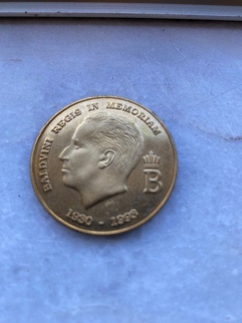 Médaille commémorative du roi Baudouin, Envoi, Neuf, Timbre(s) ou Monnaie(s)