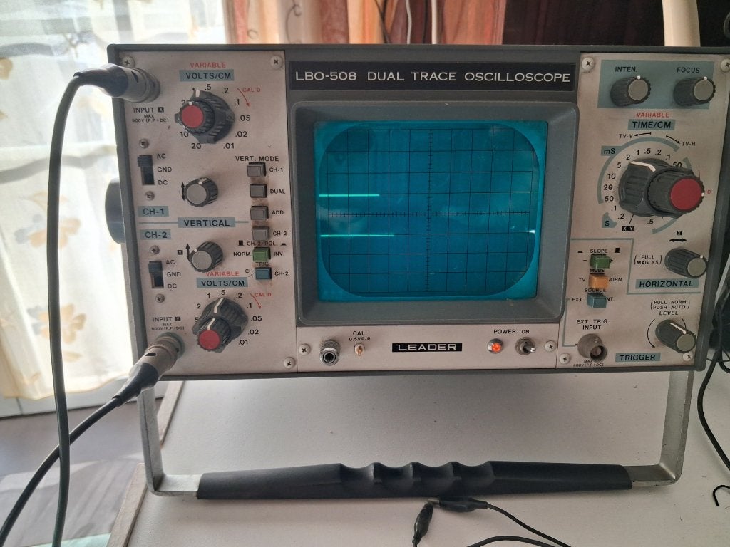 Oscilloscoop Leader LBO 508, Bricolage & Construction, Enlèvement, Utilisé, Multimètre
