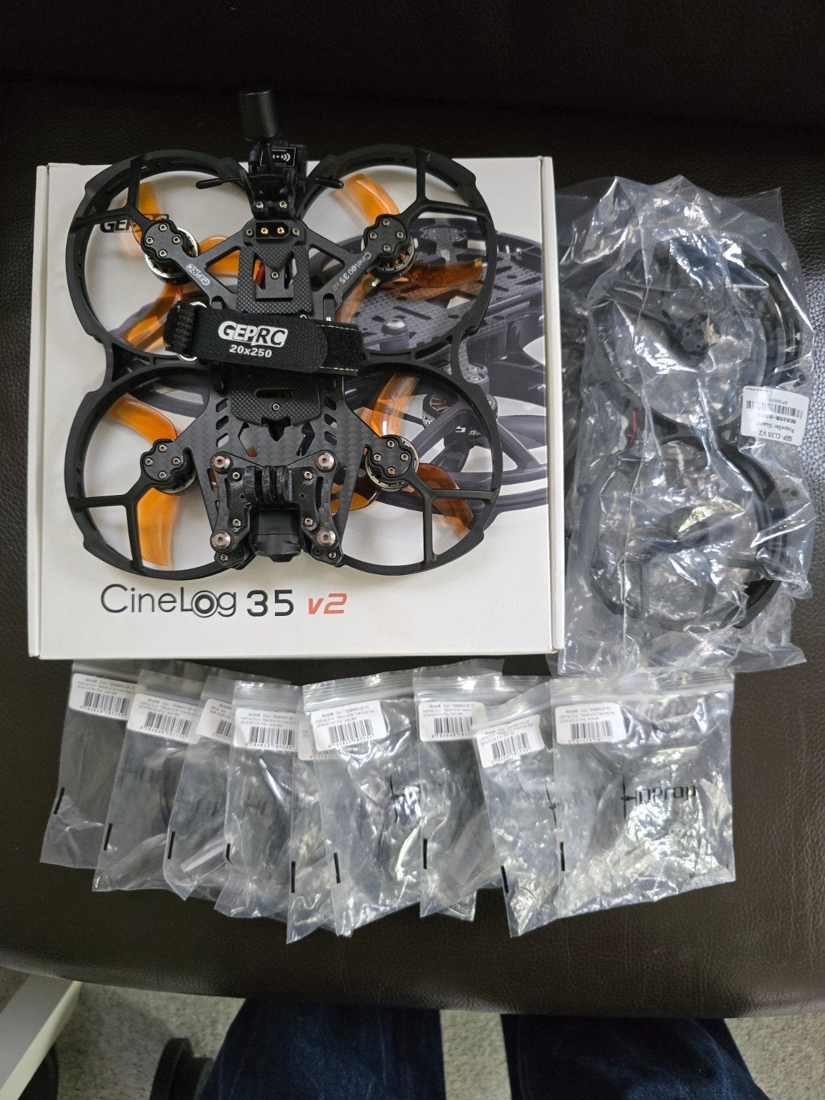 geprc cinelog35 v2 hd o3 gps tbs nanorx - zeer goede staat, Hobby en Vrije tijd, Ophalen of Verzenden