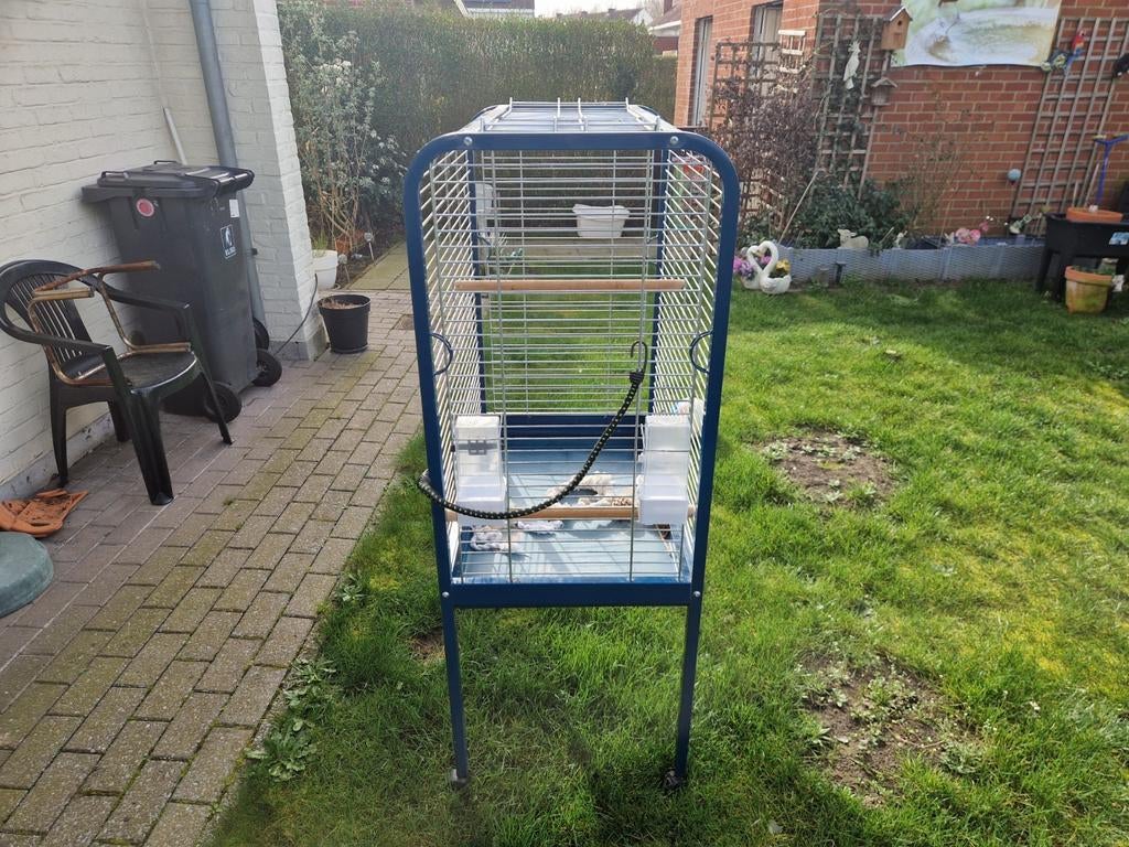 Grote vogelkooi op wielen, Enlèvement, Utilisé, Métal, Cage à oiseaux