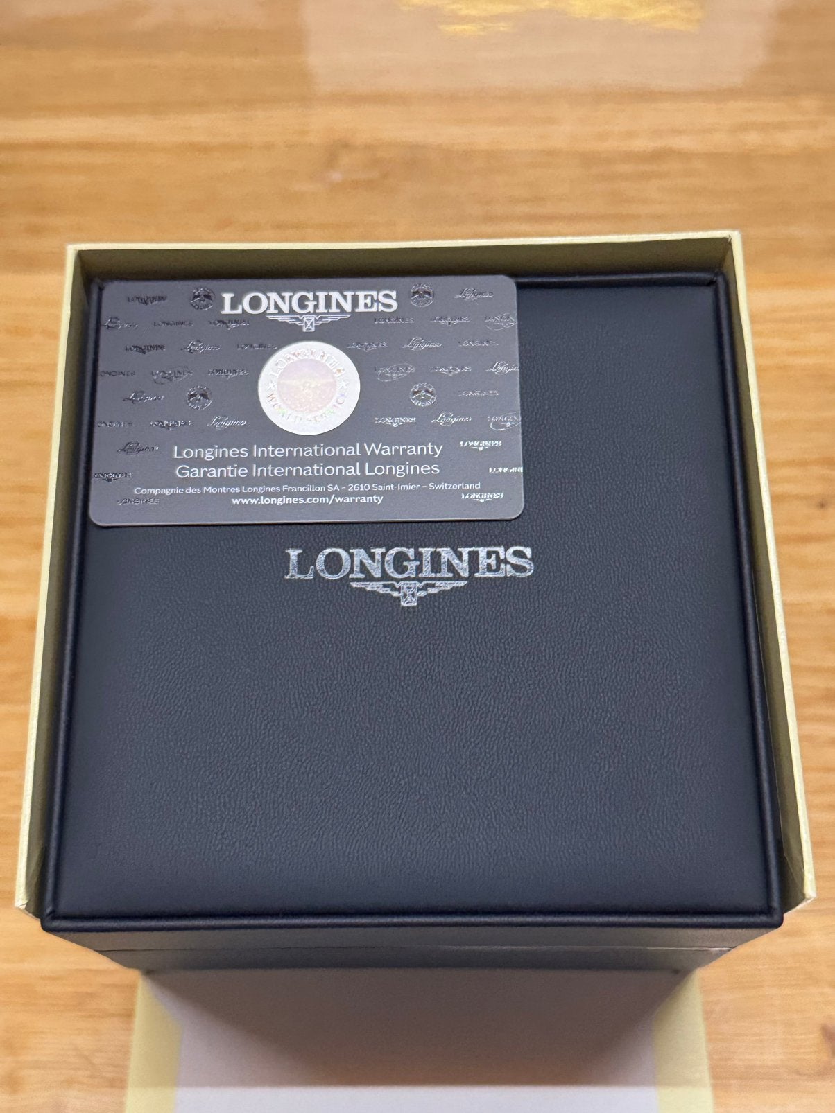 Longines, Enlèvement, Comme neuf