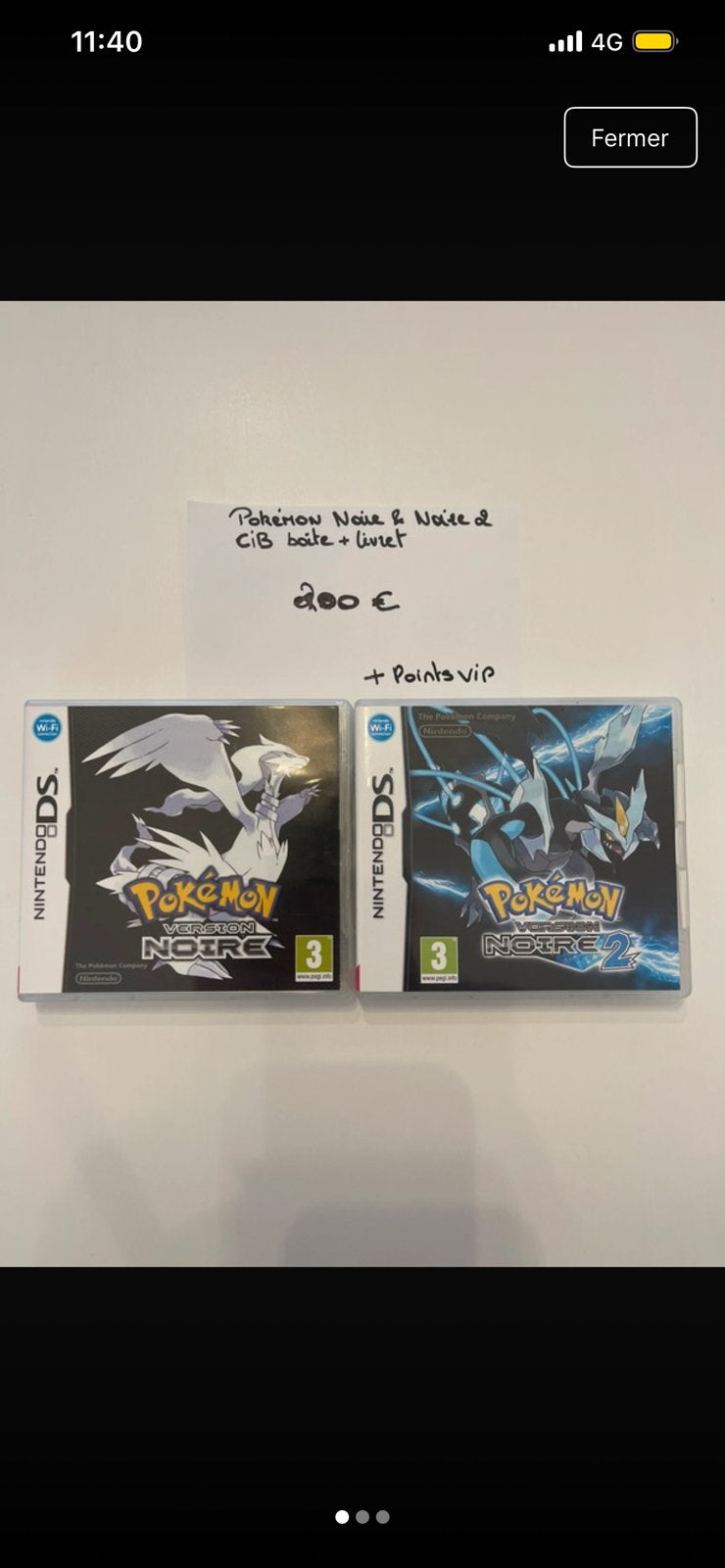 Pokémon Noire & Noire 2, Enlèvement ou Envoi, Comme neuf