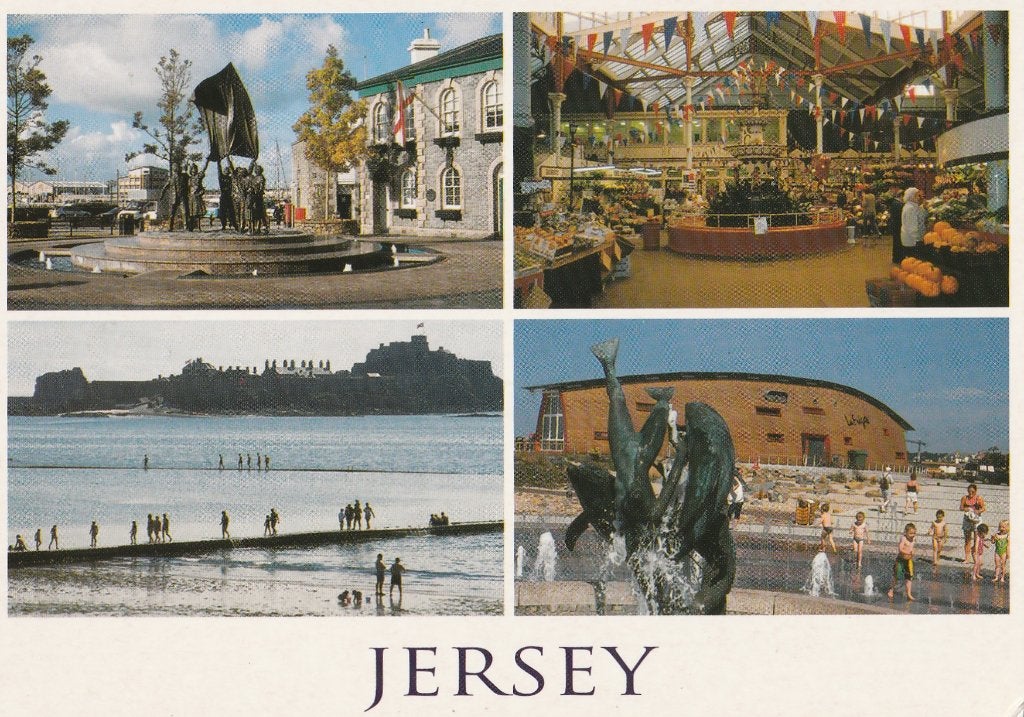 JERSEY -  Diverse Zichten, Collections, Cartes postales | Étranger, Envoi, Non affranchie, Europe autre