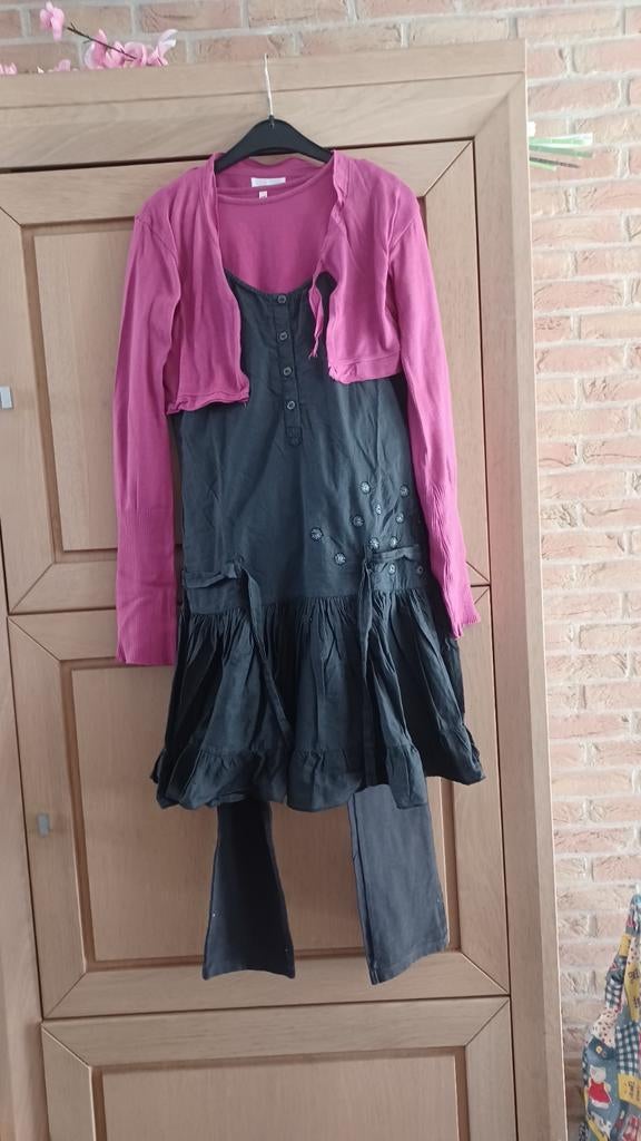 4-delig setje, Kinderen en Baby's, Kinderkleding | Maat 158, Ophalen, Meisje, Zo goed als nieuw, Setje