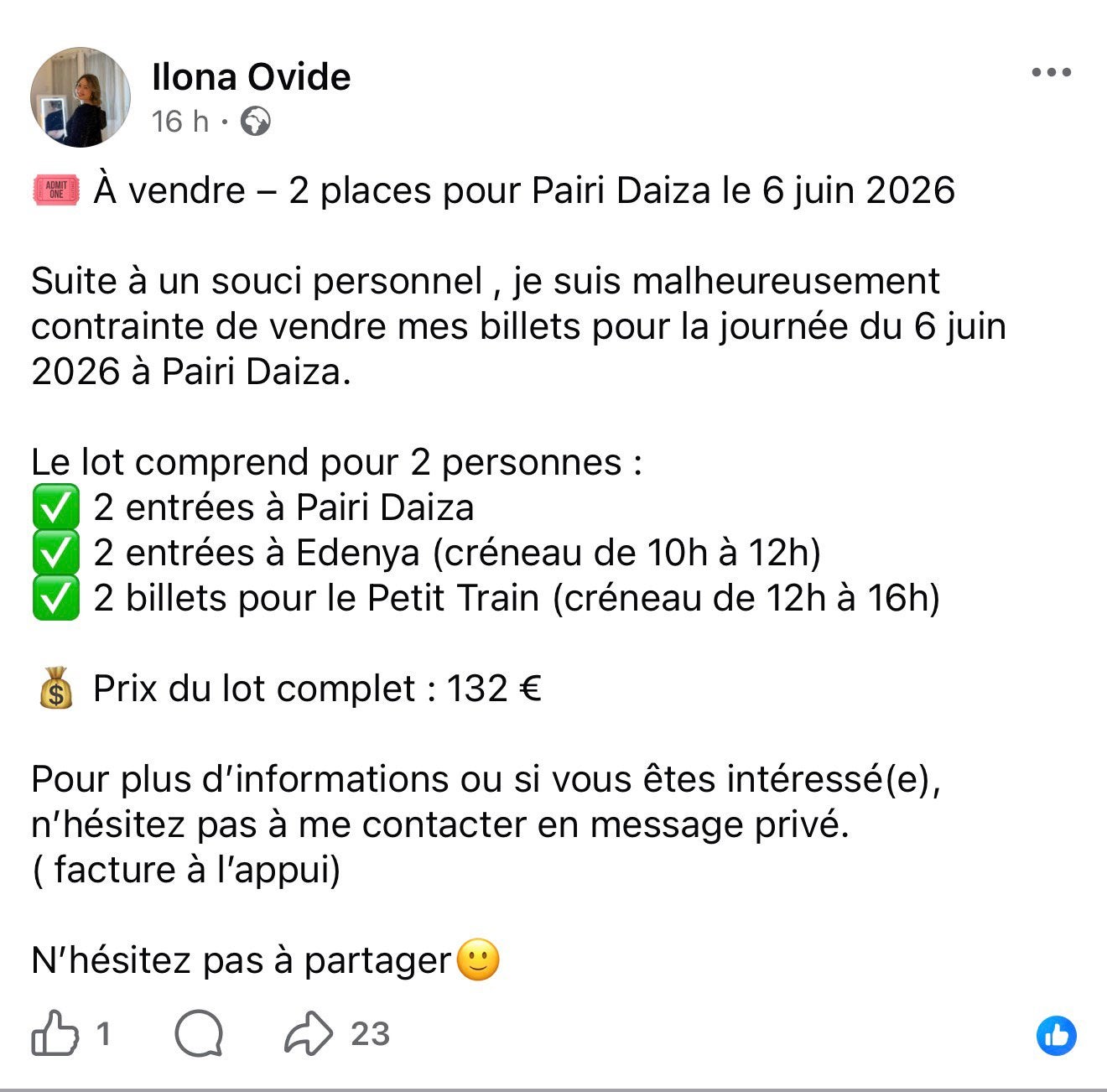 Billets pour Pairi daiza, Tickets & Billets, Loisirs | Jardins zoologiques, Deux personnes, Ticket ou Carte d'accès