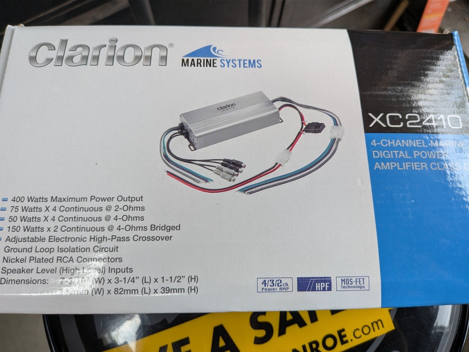 Amplificateur Clarion XC2410, Autos : Divers, Carkits, Neuf, Enlèvement ou Envoi