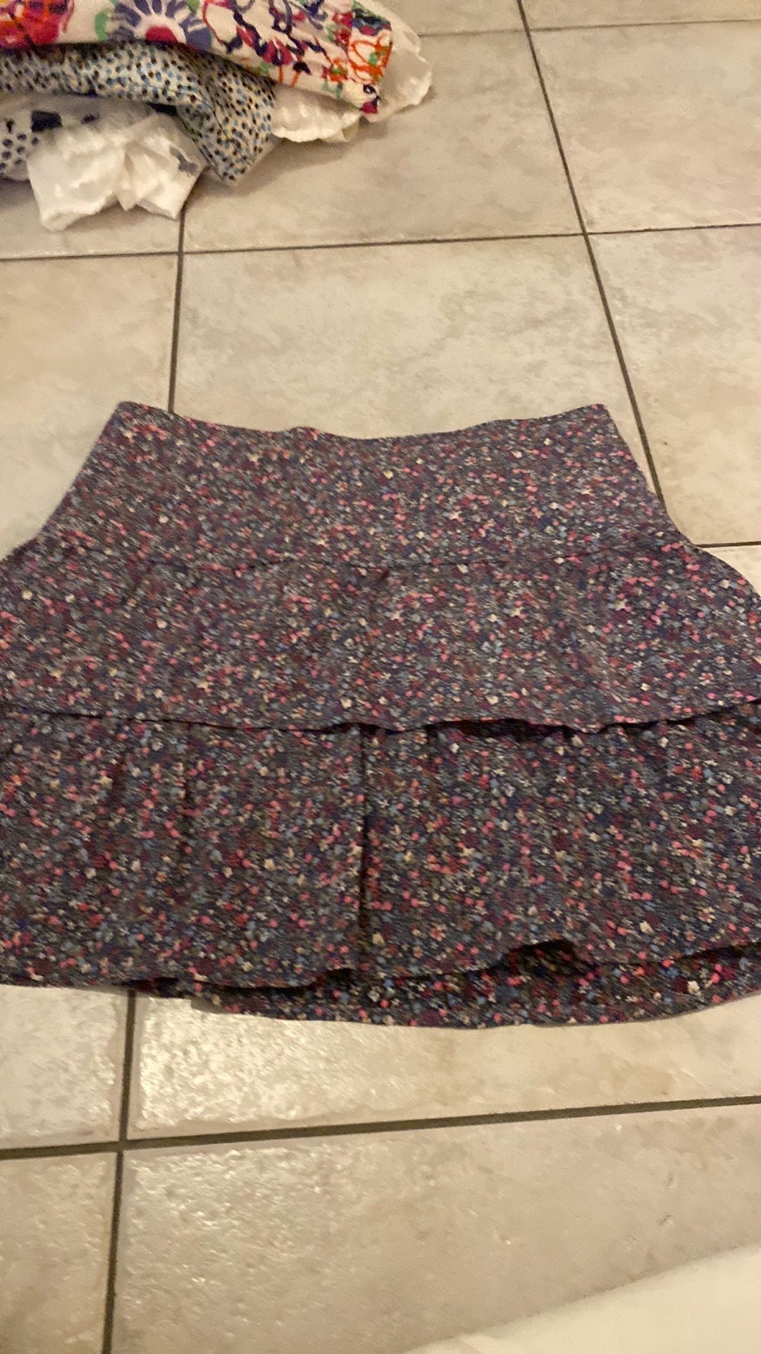 Bloemen rok, Kleding | Dames, Rokken, Meerkleurig, Zo goed als nieuw, Boven de knie, Ophalen