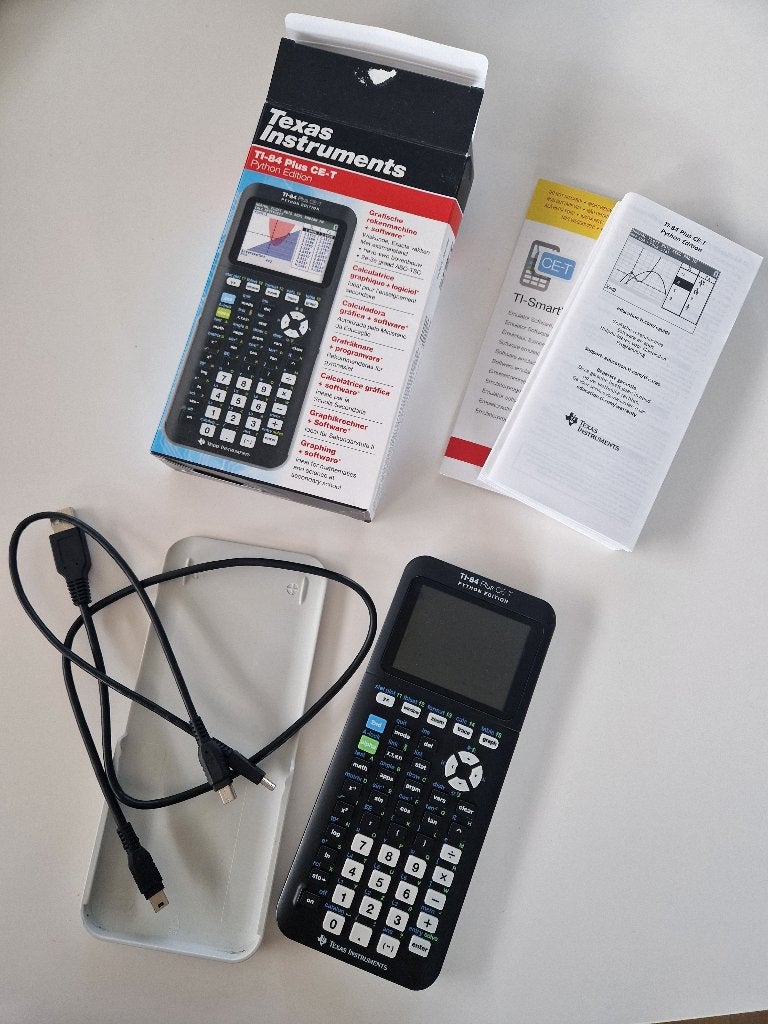 Rekenmachine TI-84 Plus CE-T Phyton Edition, Ophalen of Verzenden, Zo goed als nieuw