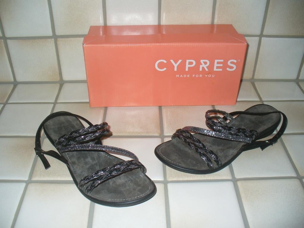 Sandalen Cypres maat 37, Zwart, Cypres, Gedragen, Sandalen of Muiltjes